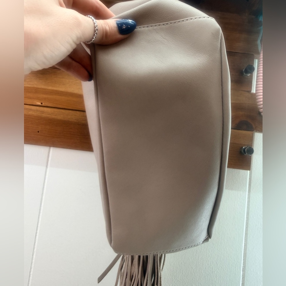 HOBO International Darling Leather mini slouch handbag with fringe tassel - Picture 16 of 16